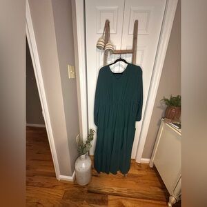 Chic Soul Dark Teal Maxi Dress